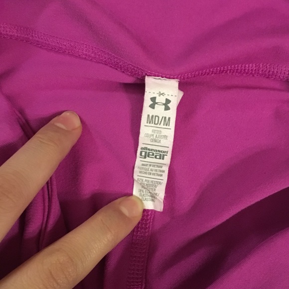 Under Armour ruched pink dry fit leggings - m - Picture 4 of 5